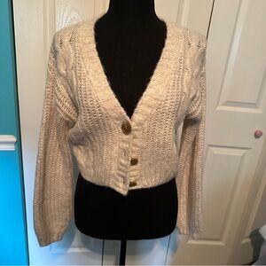 Cozy Cream Knit Sweater‎